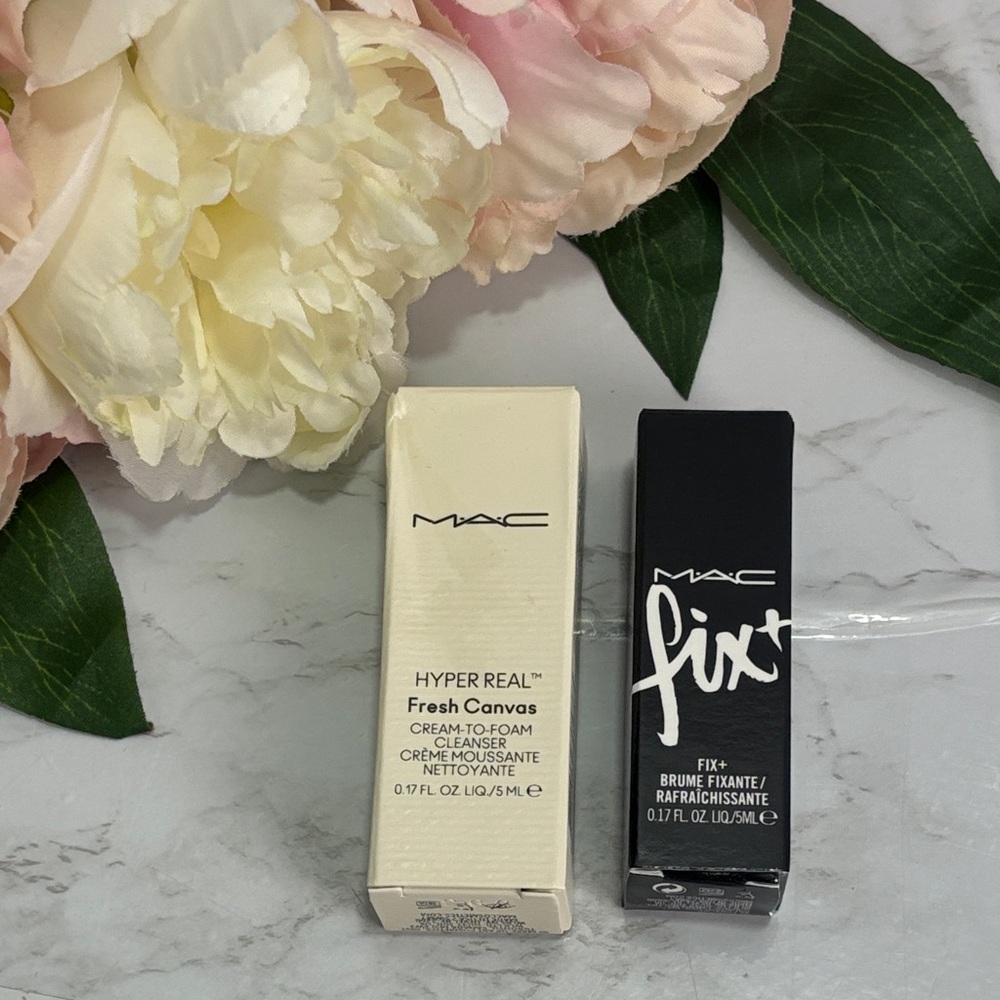 MAC Cosmetics Hyper Real Fresh Canvas and Fix+ Duo mini bundle new in box